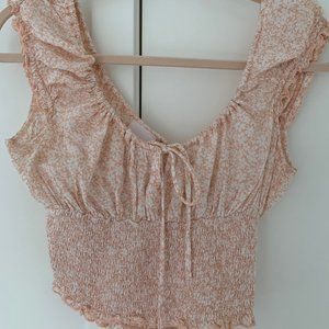 Short Sleeve Floral Top